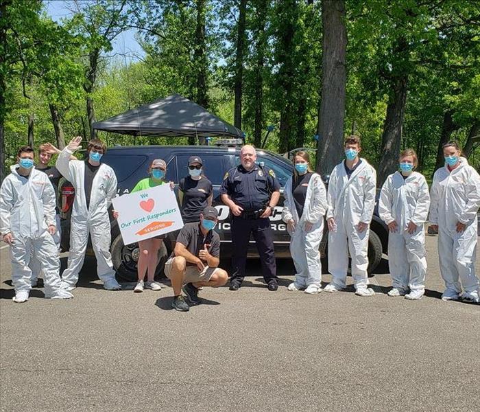 SERVPRO Employees at First Responder Event 