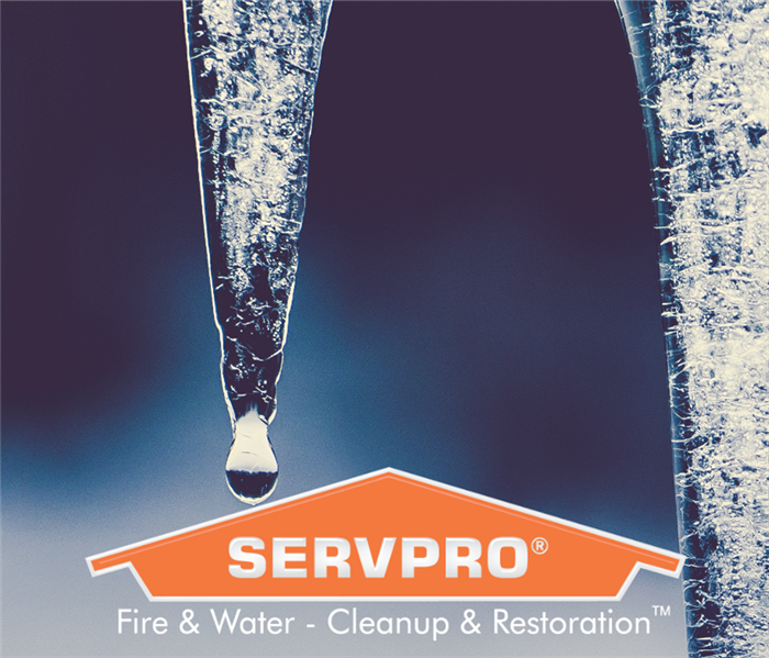 SERVPRO logo with icicles in background 