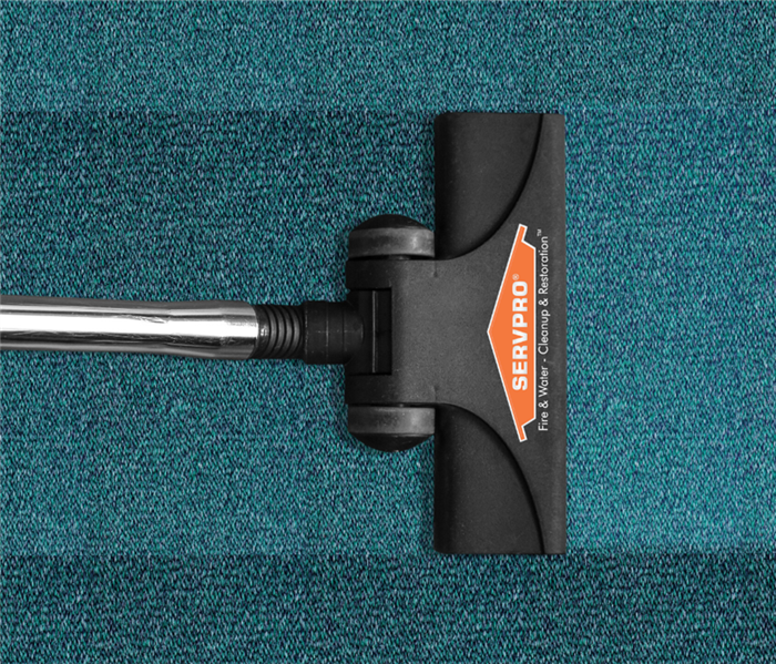 Carpet cleaner with SERVPRO logo
